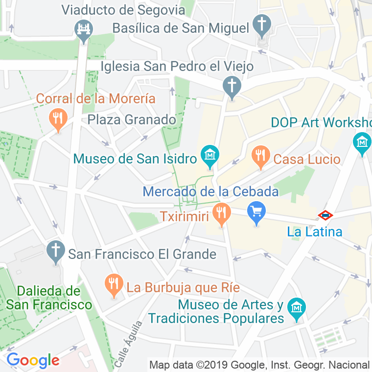 Código Postal calle Carros, plaza en Madrid