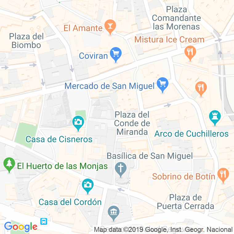 Código Postal calle Codo en Madrid