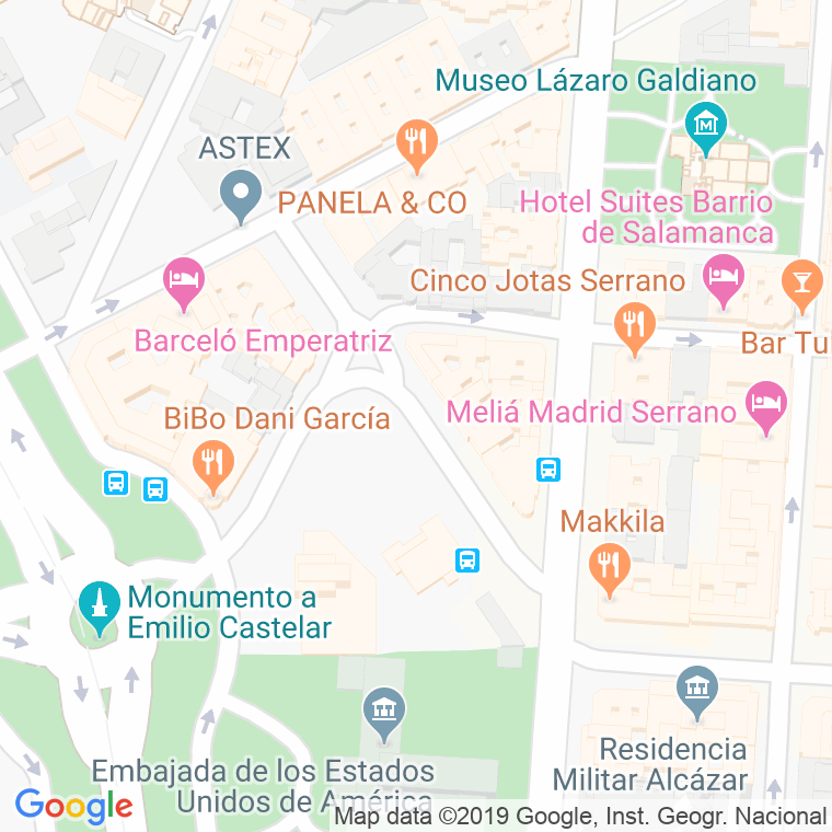 Código Postal calle Hermanos Becquer en Madrid