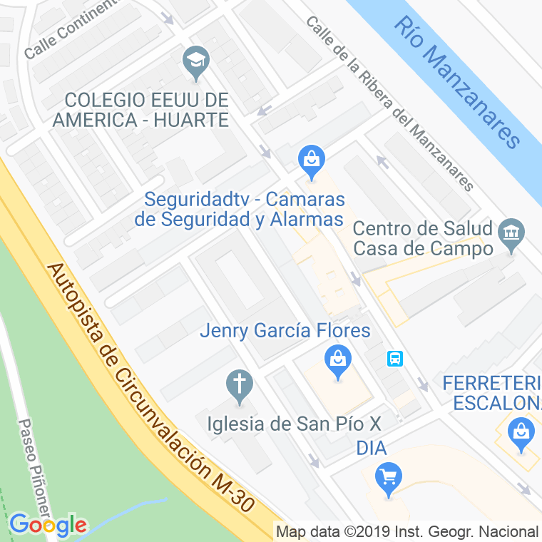 Código Postal calle San Felices en Madrid