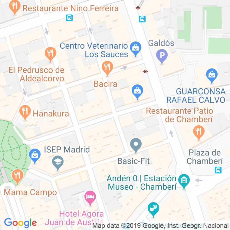 Código Postal calle Santa Feliciana en Madrid
