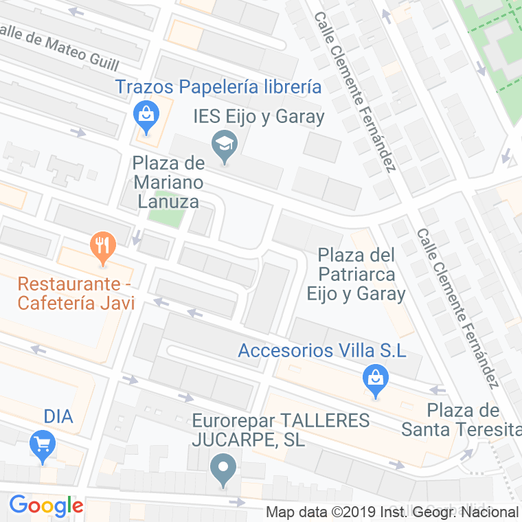 Código Postal calle Arcangel San Rafael en Madrid