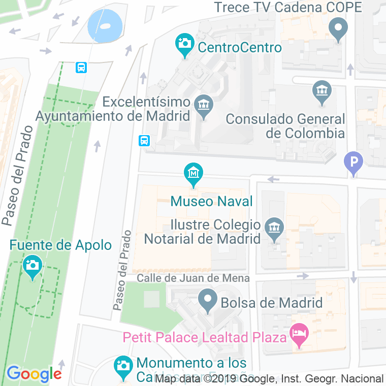 Código Postal calle Cuartel De Los Pinos, lugar en Madrid