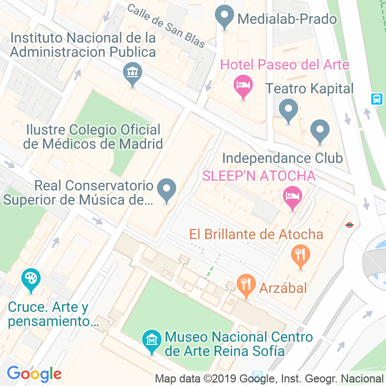 Código Postal calle Doctor Mata en Madrid