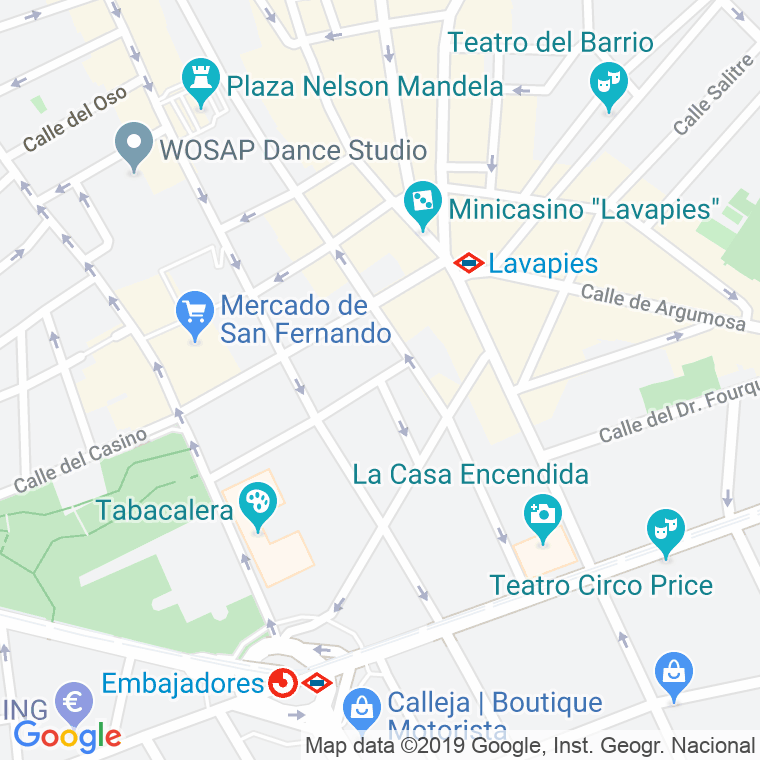 Código Postal calle Espino en Madrid