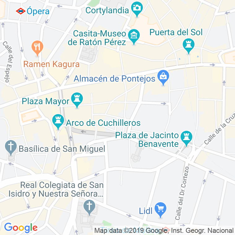 Código Postal calle Fresa en Madrid