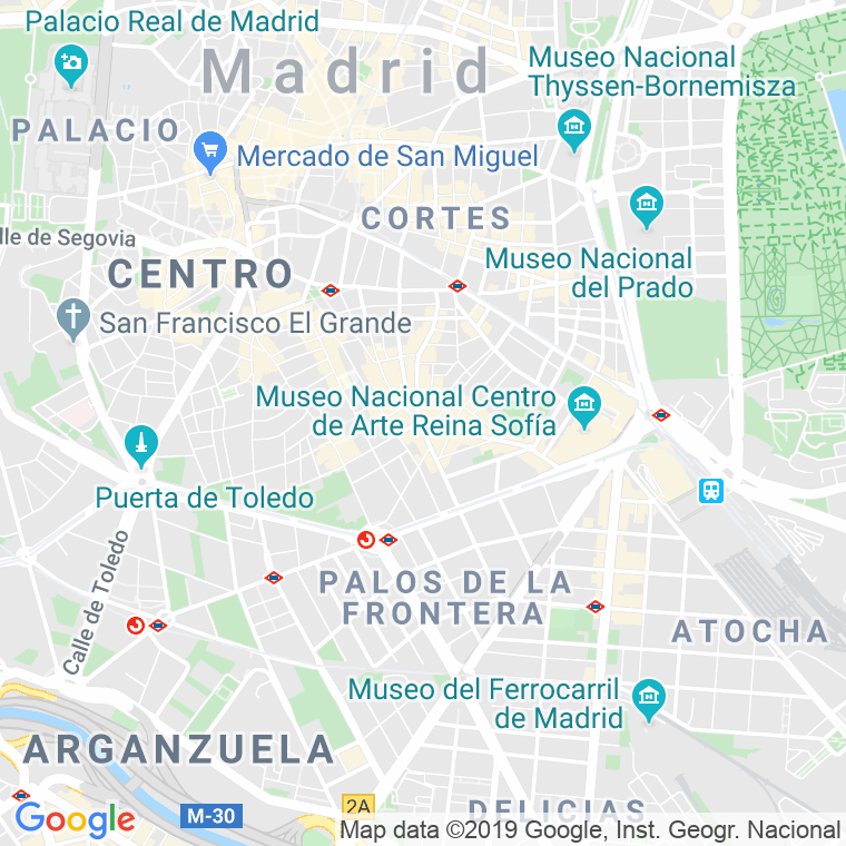 Código Postal calle Lavapies en Madrid