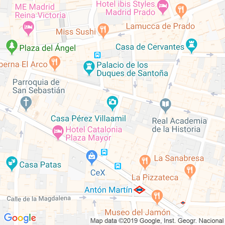 Código Postal calle Matute, plaza en Madrid