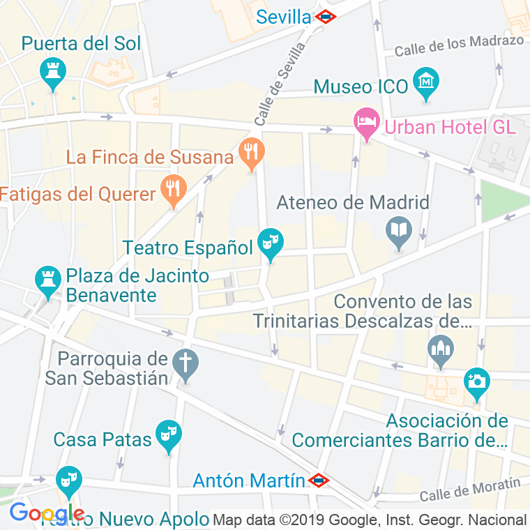 Código Postal calle Principe en Madrid