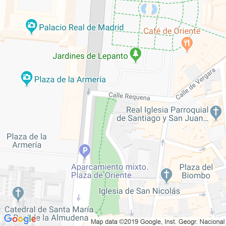 Código Postal calle Rebeque en Madrid