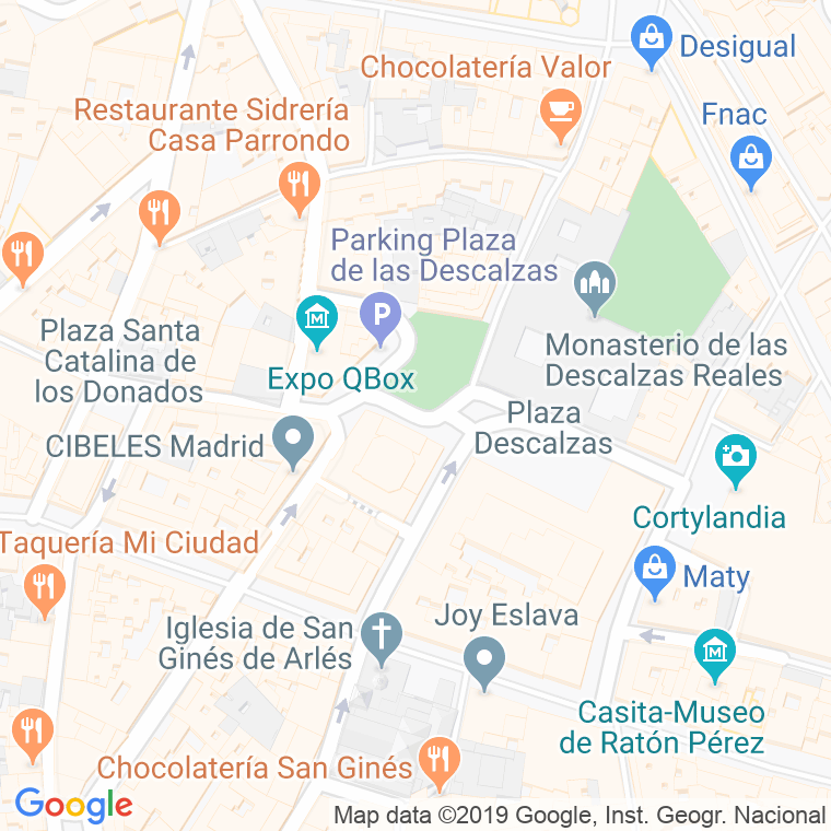 Código Postal calle San Martin, plaza en Madrid