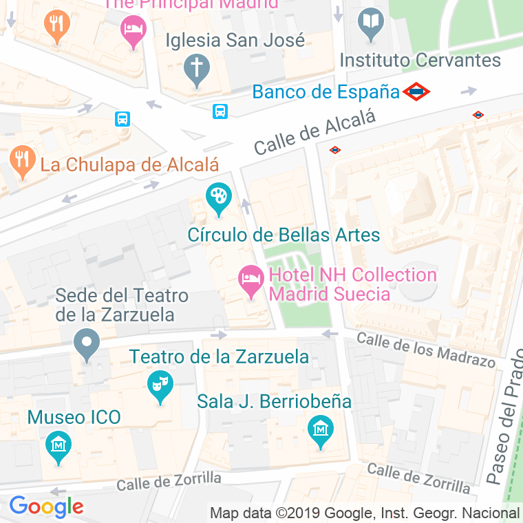 Código Postal calle Marques De Casa Riera en Madrid