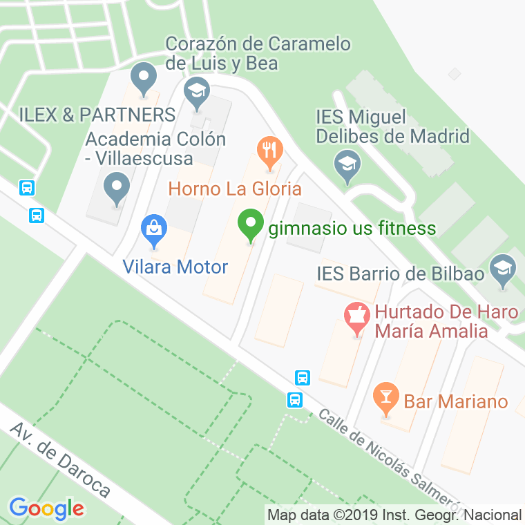 Código Postal calle Española, La en Madrid