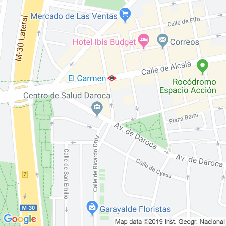Código Postal calle Jose Maria Fernandez Lanseros en Madrid