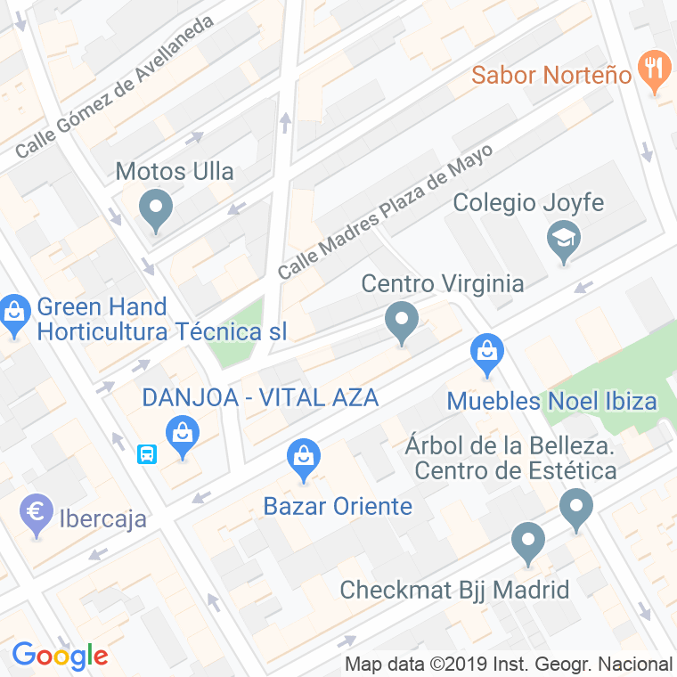 Código Postal calle Lorenzo San Nicolas en Madrid