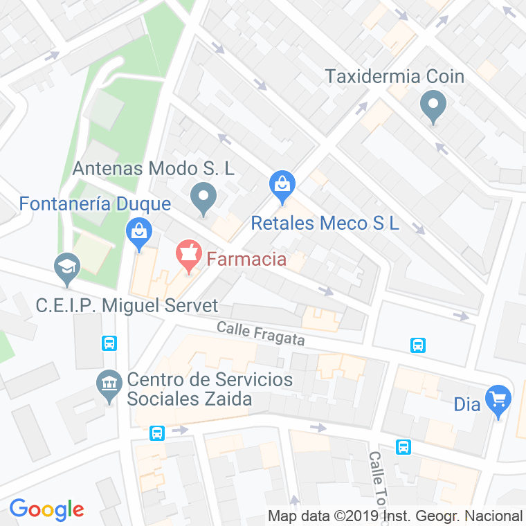 Código Postal calle Brihuega en Madrid