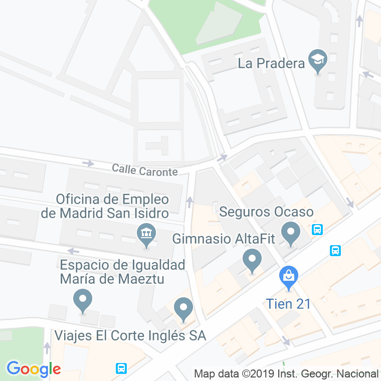 Código Postal calle Comuneros De Castilla en Madrid
