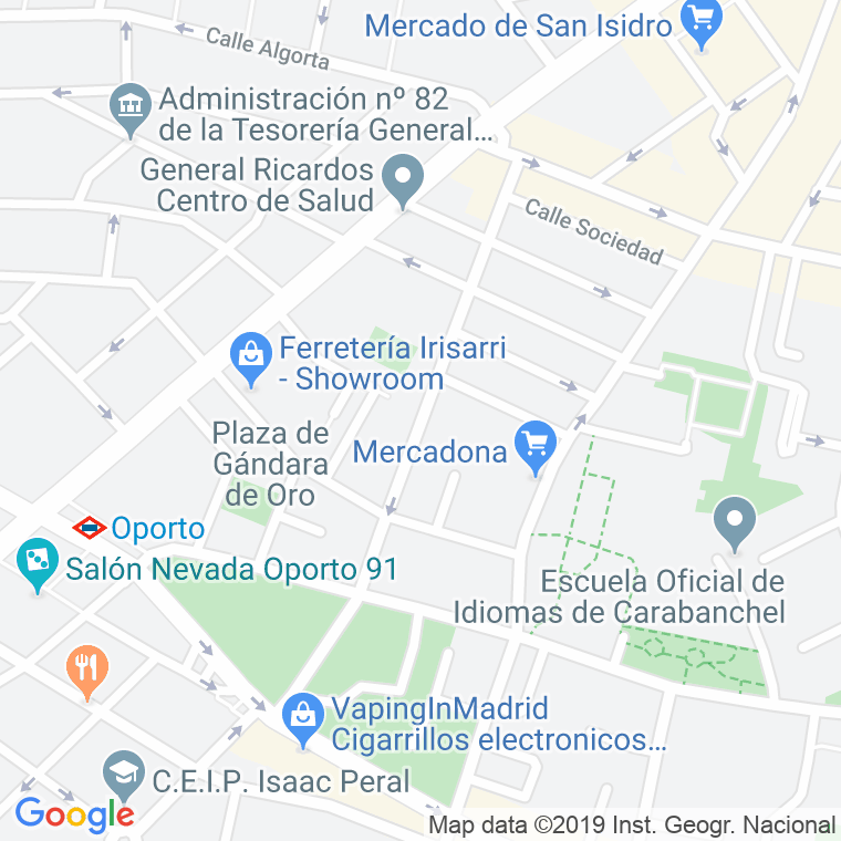 Código Postal calle Doctor Espina en Madrid