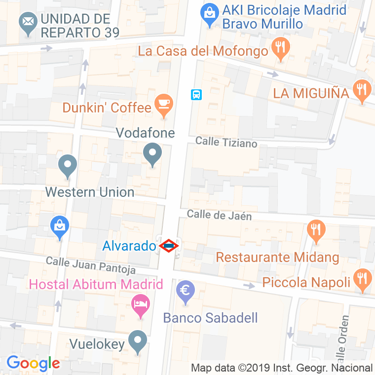 Código Postal calle San Antonio en Madrid
