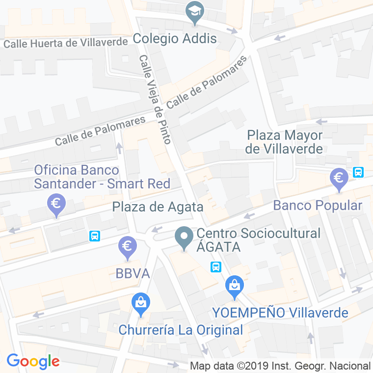 Código Postal calle Agata en Madrid