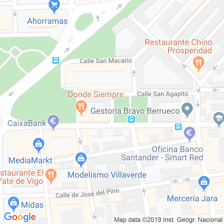 Código Postal calle Desfiladero, Del, travesia en Madrid