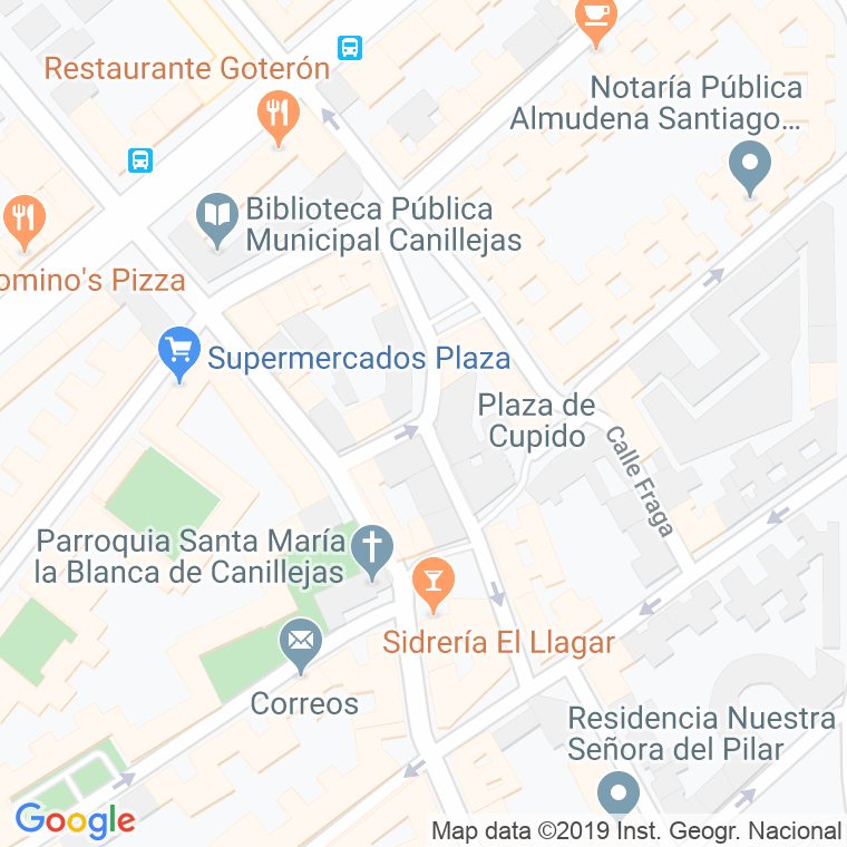 Código Postal calle Castor en Madrid