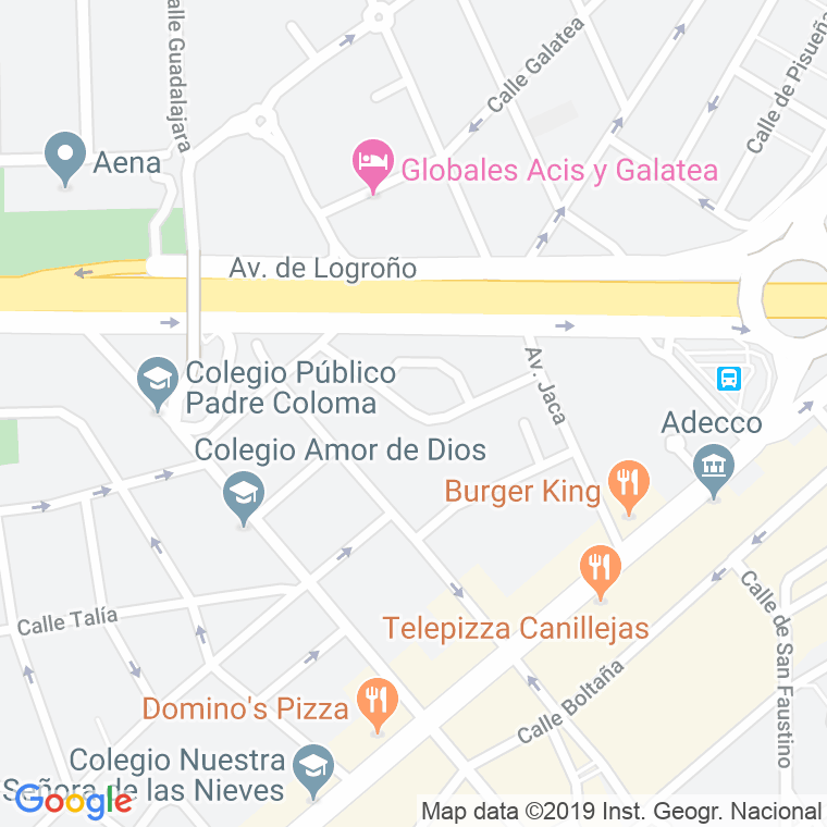 Código Postal calle Diego De Vargas en Madrid