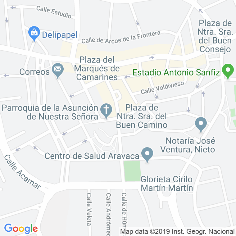 Código Postal calle Baja De La Iglesia en Madrid
