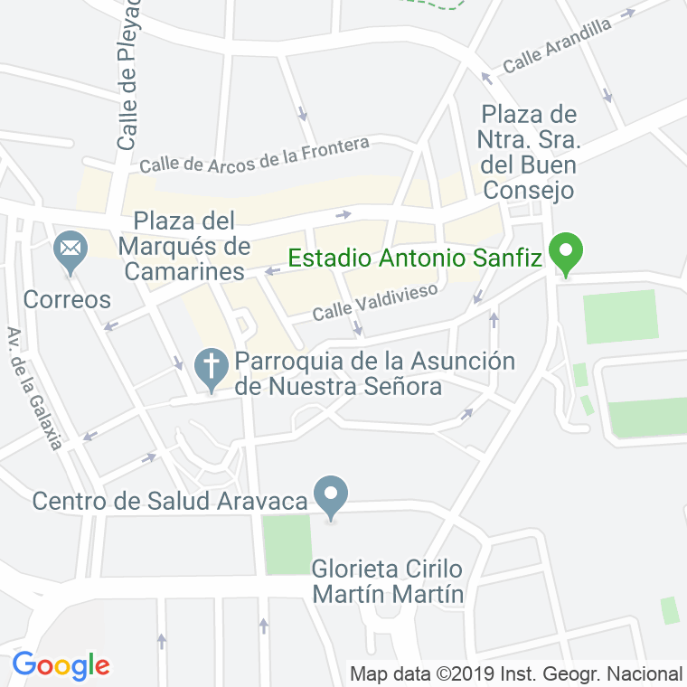 Código Postal calle Berenisa en Madrid