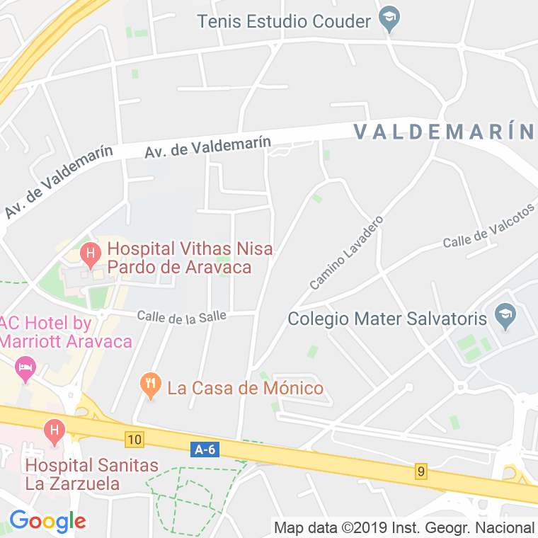 Código Postal calle Bermeo en Madrid