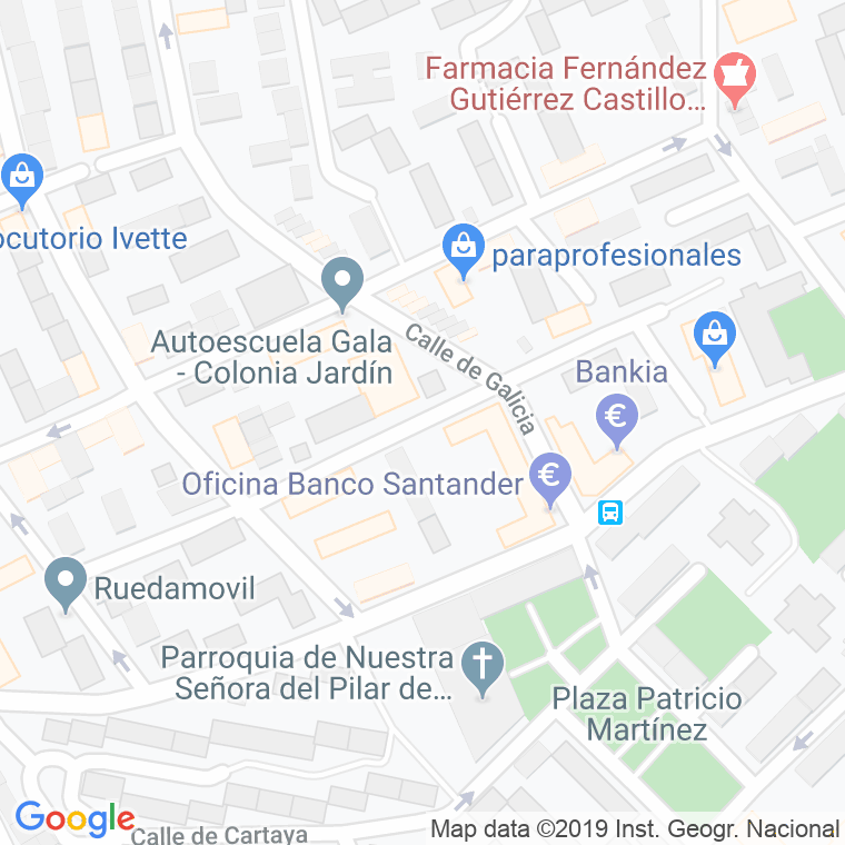 Código Postal calle Villacarriedo en Madrid