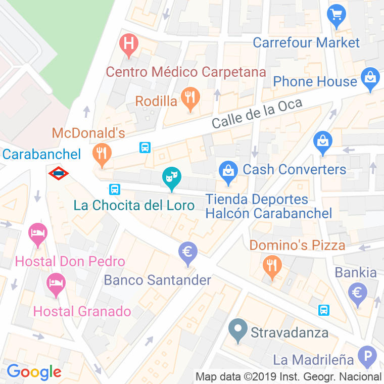 Código Postal calle Doctor Urquiola en Madrid