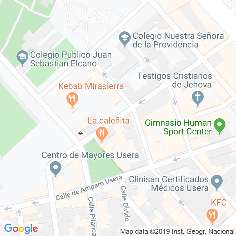 Código Postal calle Carmen Del Rio, plaza en Madrid