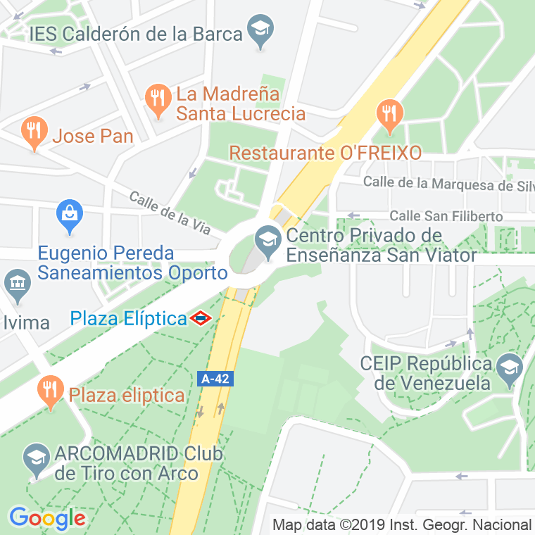 Código Postal calle Fernandez Ladreda, plaza en Madrid