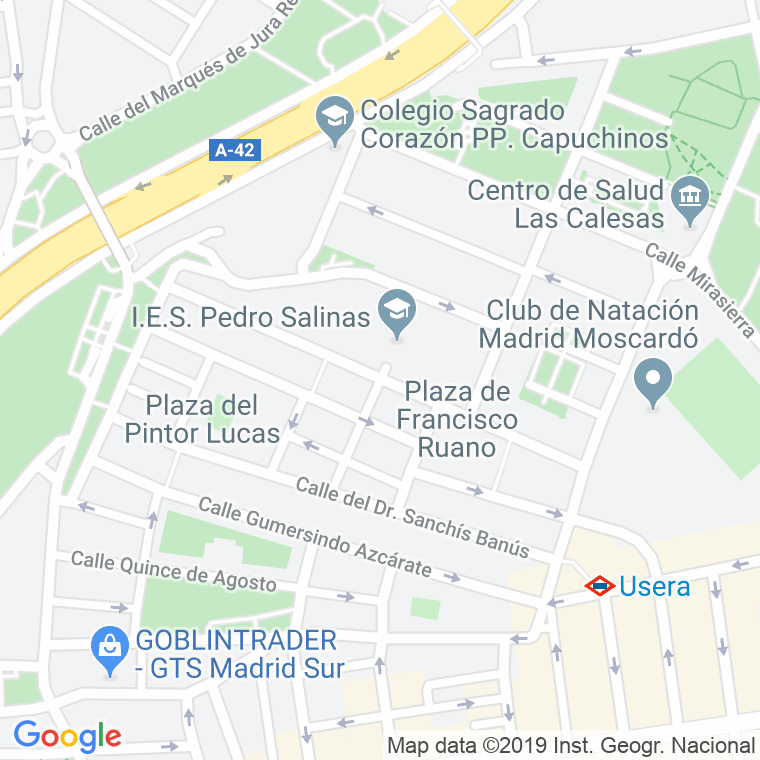 Código Postal calle General Marva en Madrid