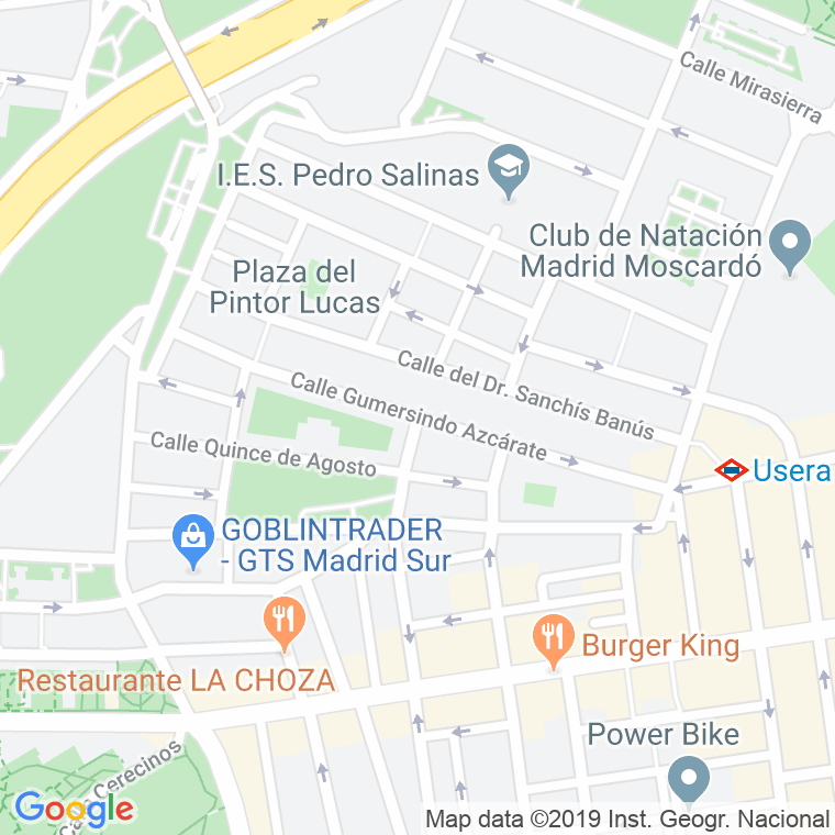 Código Postal calle Gumersindo Azcarate en Madrid