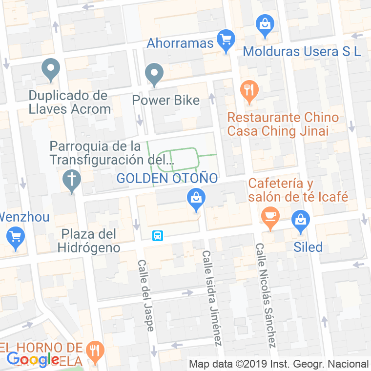 Código Postal calle Jose Bielsa en Madrid