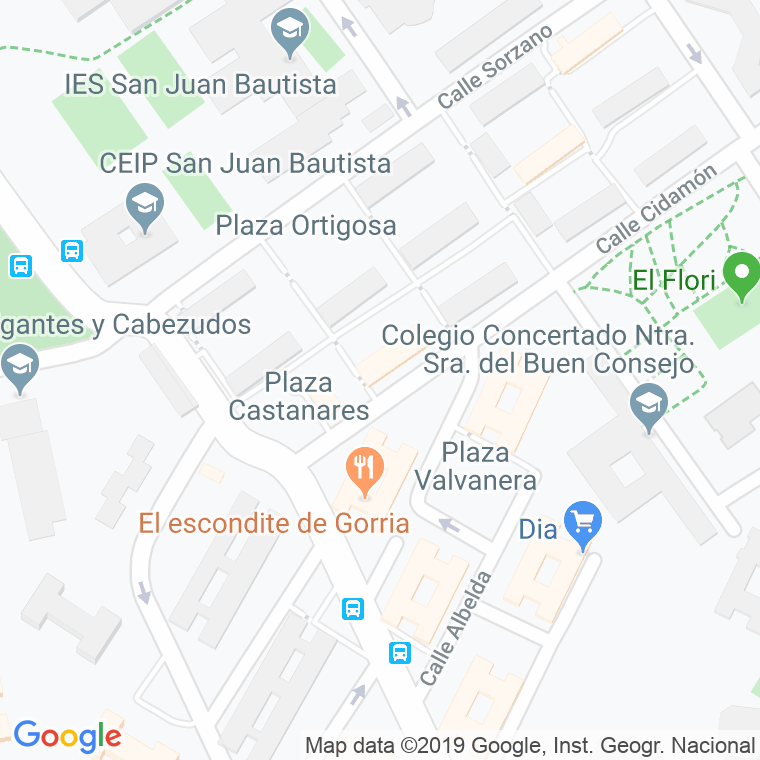 Código Postal calle Aniceto San Juan en Madrid