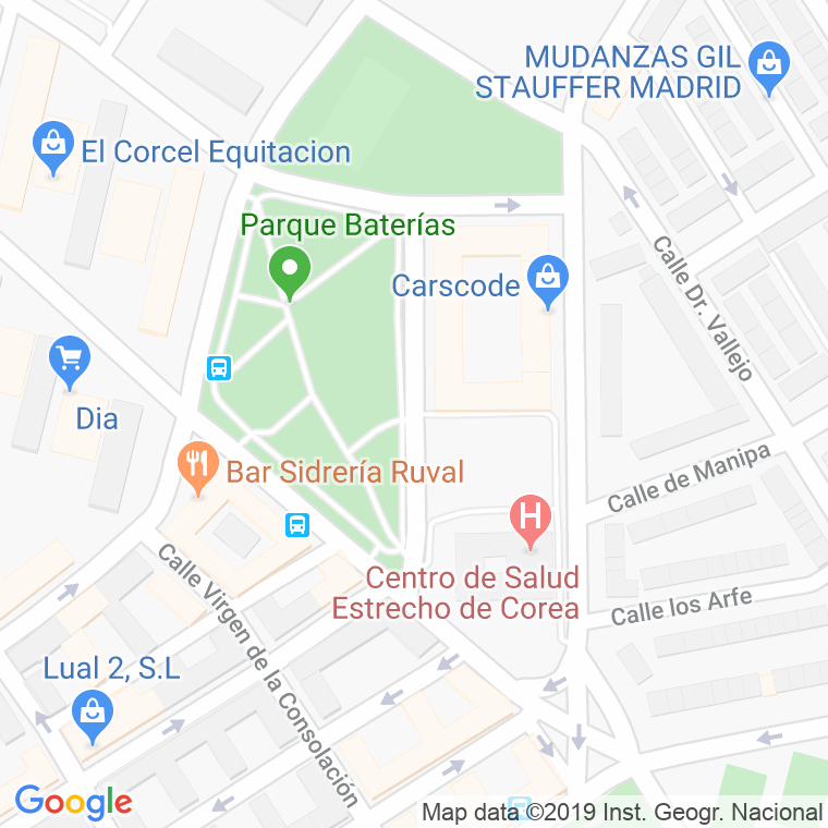 Código Postal calle Indulgencia en Madrid