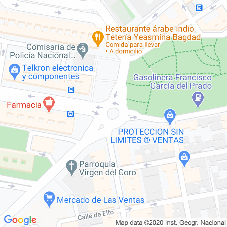 Código Postal calle Jose Banus, plaza en Madrid