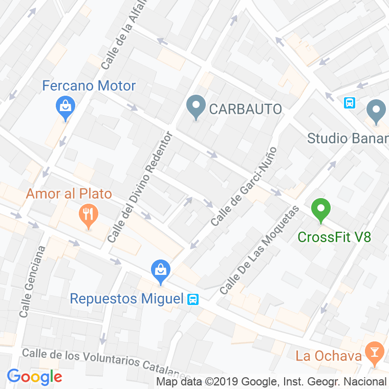 Código Postal calle Escaramujo en Madrid