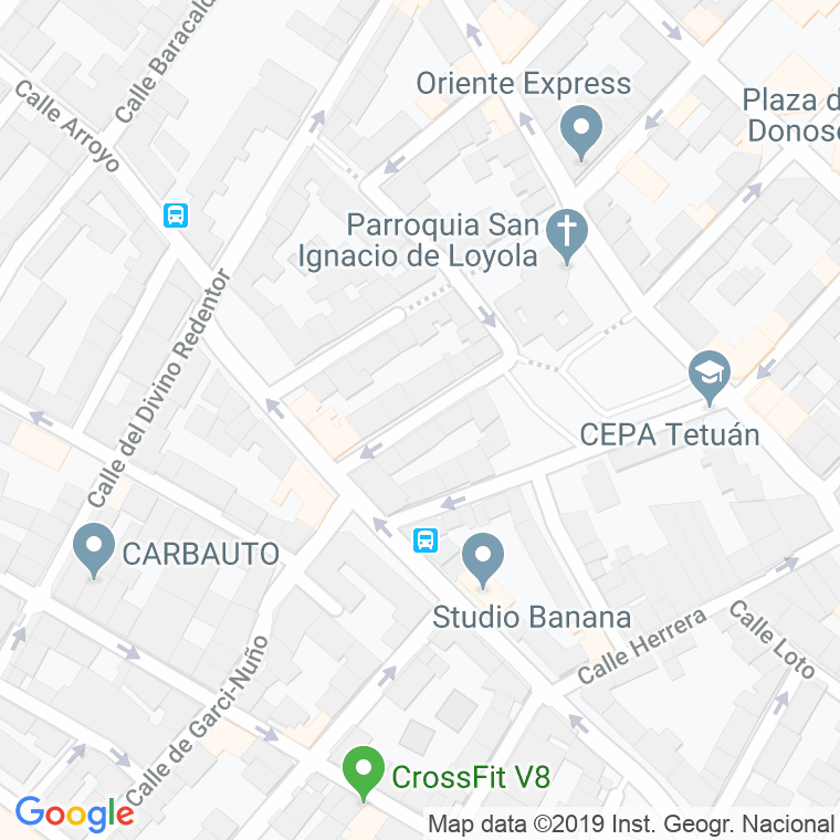 Código Postal calle Francisca Conde en Madrid