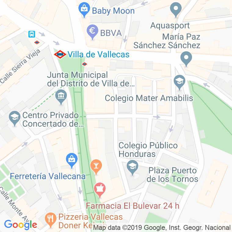 Código Postal calle Montes De Toledo en Madrid