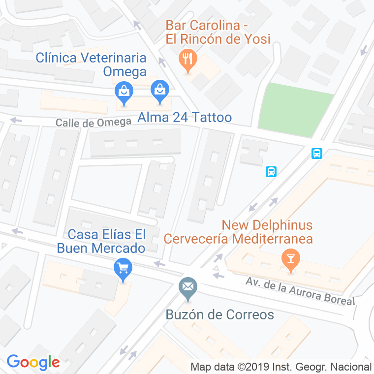 Código Postal calle Chimenea en Madrid