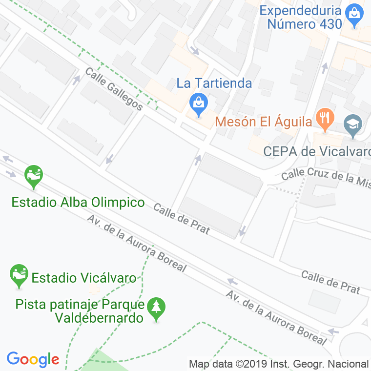 Código Postal calle Fuente De San Juan en Madrid
