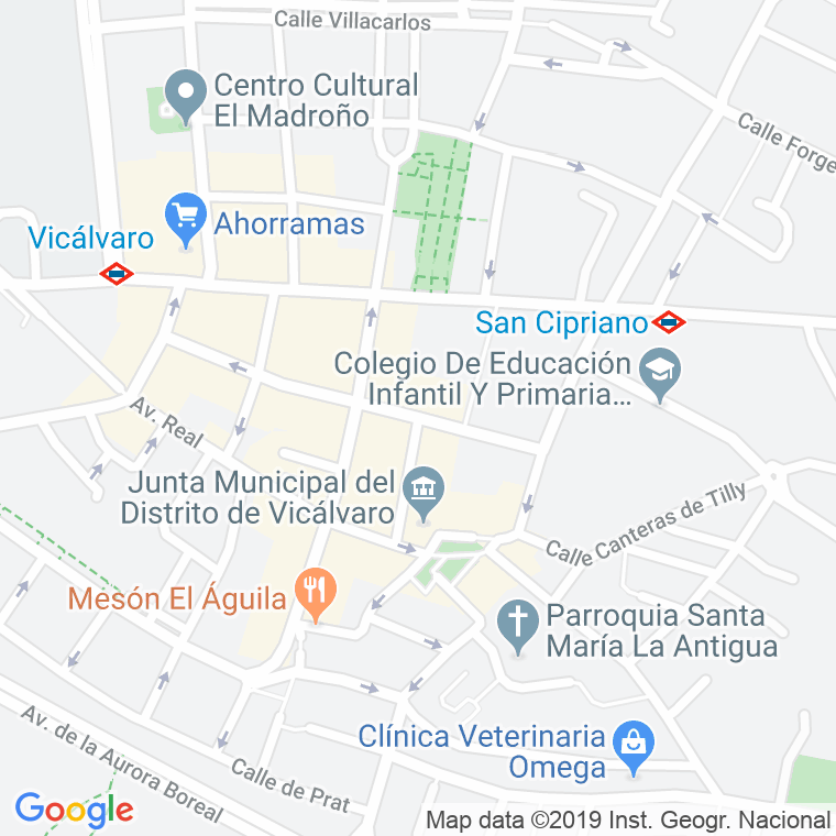 Código Postal calle Galeotes, Los en Madrid