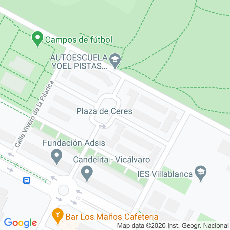 Código Postal calle Huerta De Ambroz en Madrid