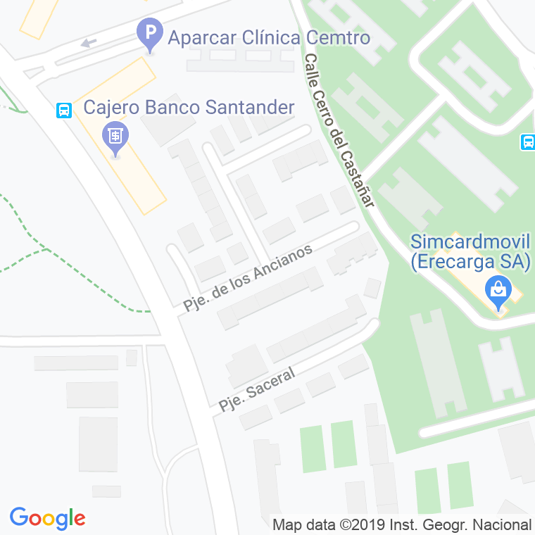 Código Postal calle Ancianos, pasaje en Madrid