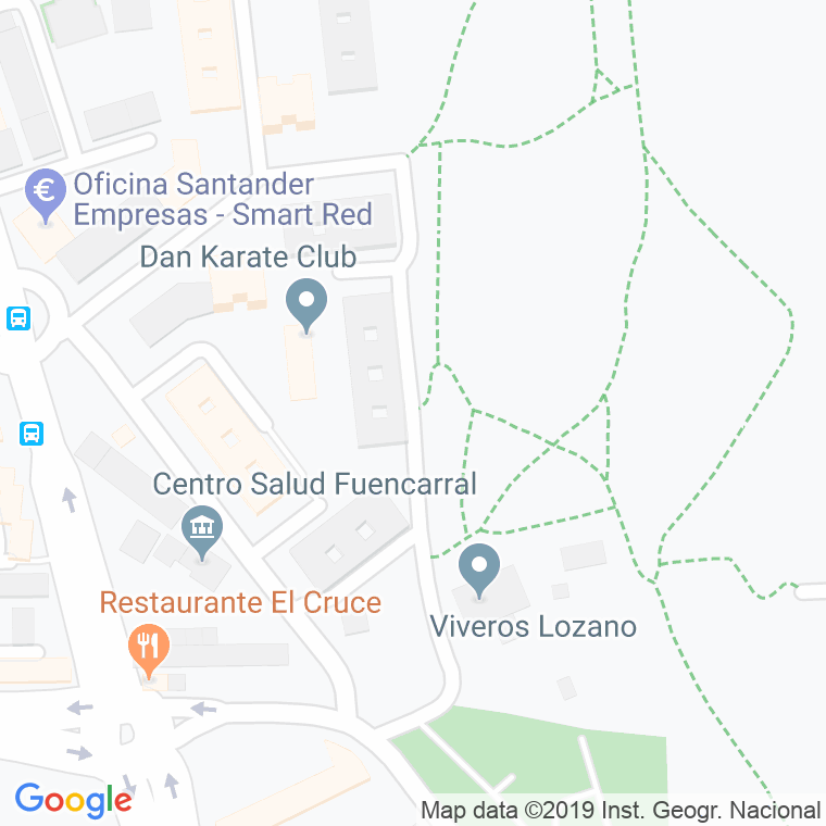 Código Postal calle Cristo De La Vera Cruz en Madrid