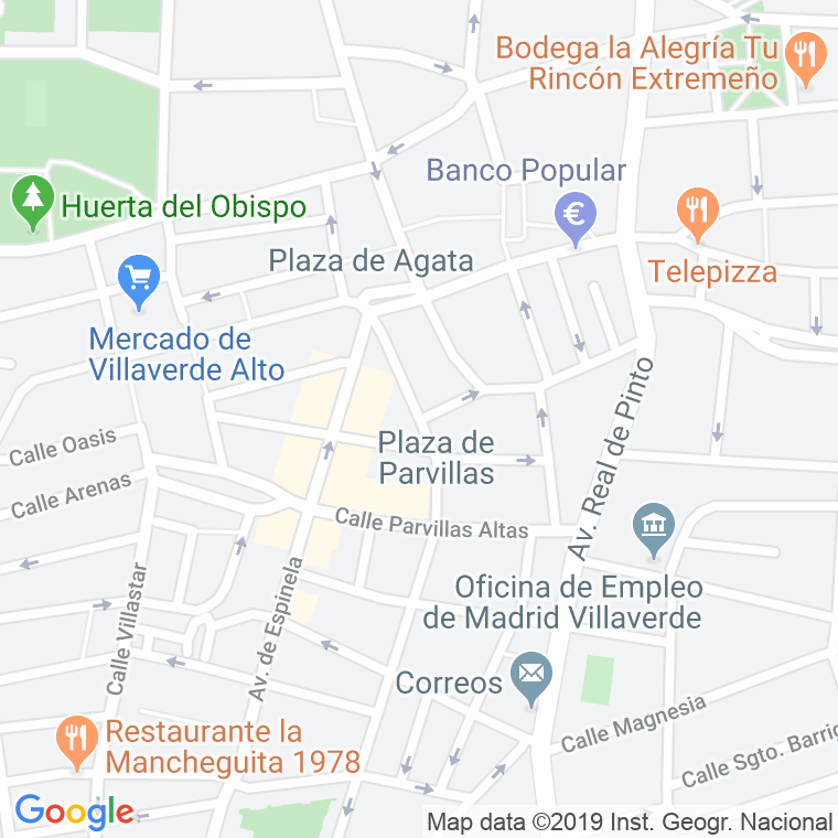 Código Postal calle Fuente Morena en Madrid